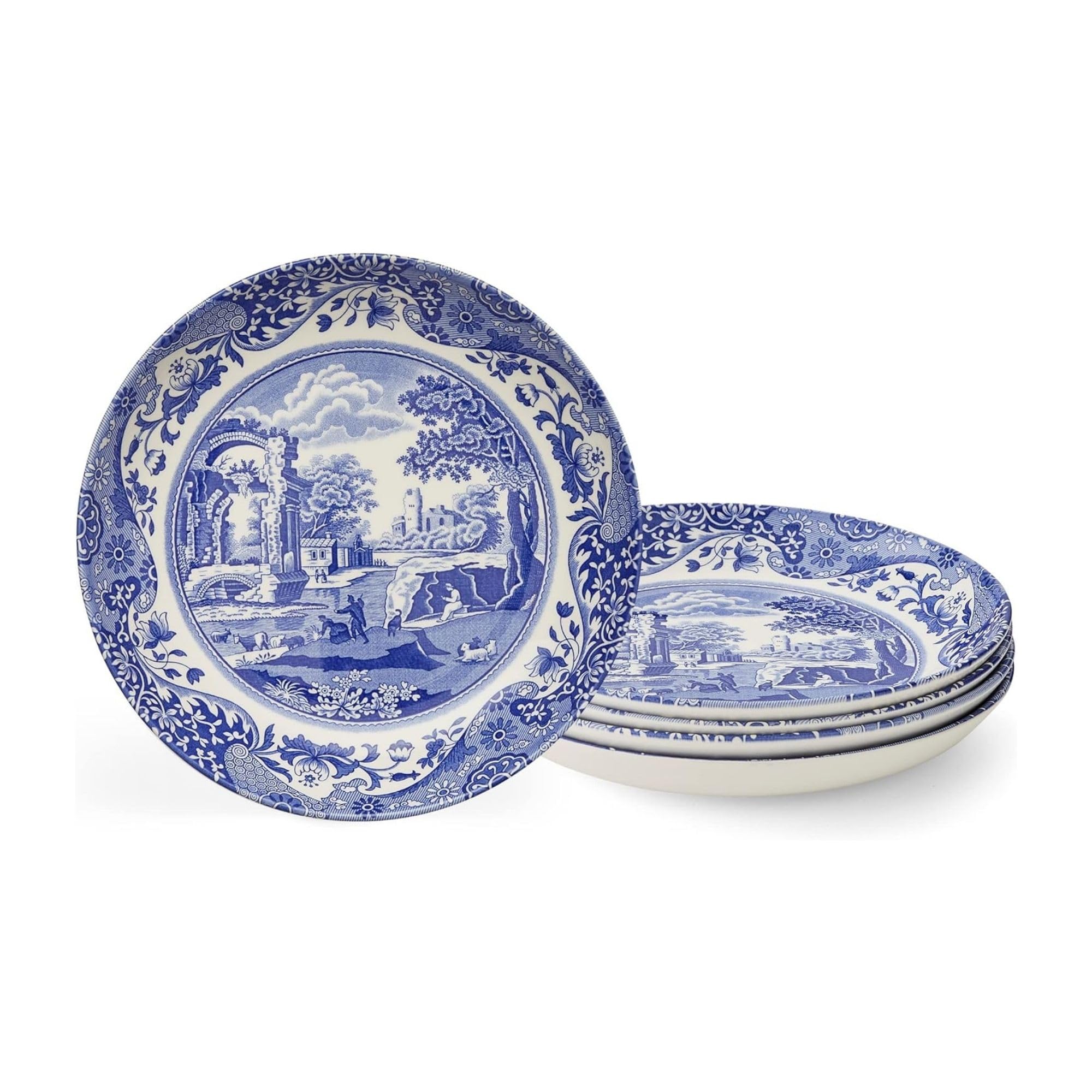 Amazon.com: Spode Blue Italian Pasta Bowls - Set of 4 : Home